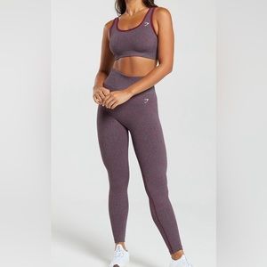 Gymshark sets, only worn a few times! L bottoms, M sports bra! Asking $50 a set!